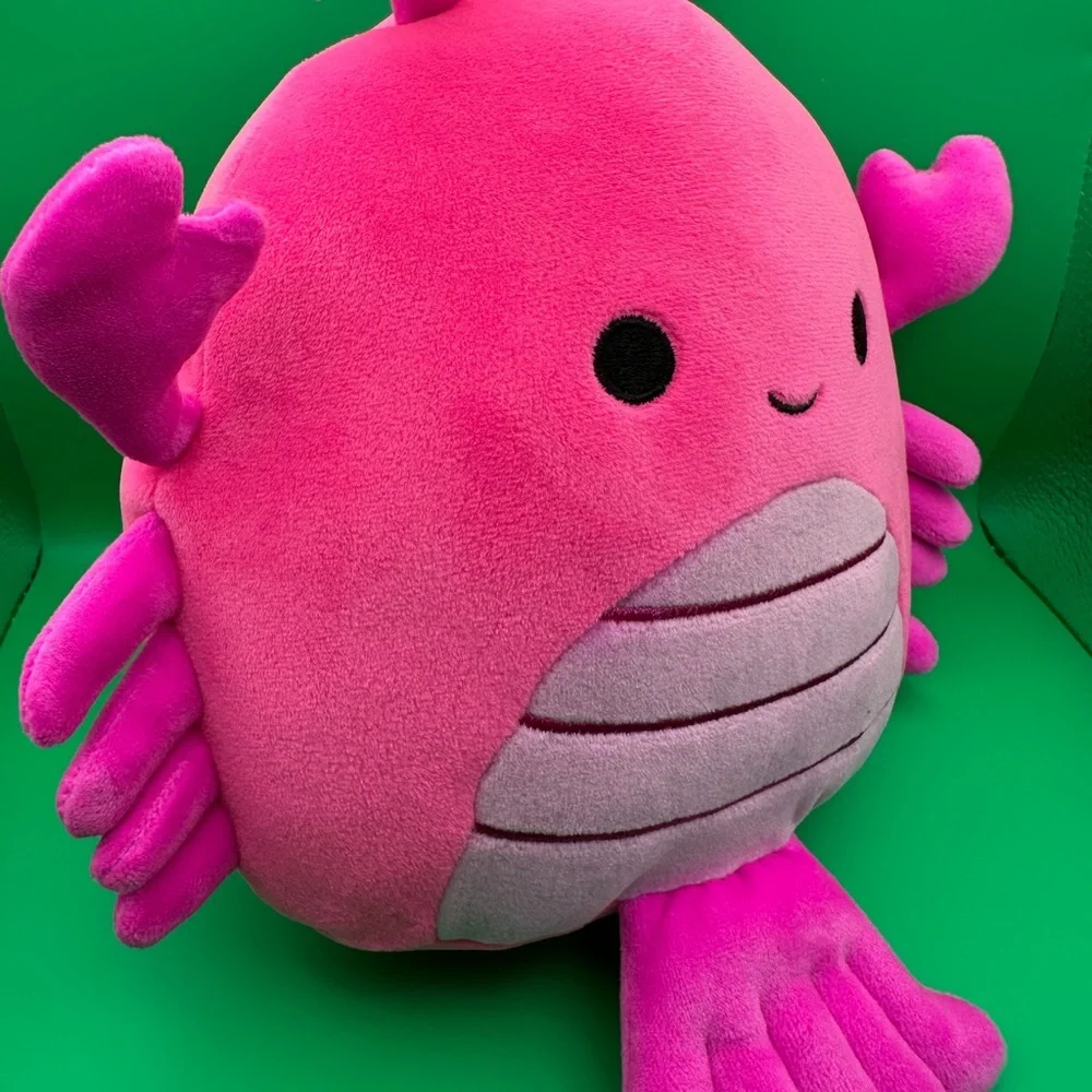 Squishmallows Pink and Gray Stuffed Animal